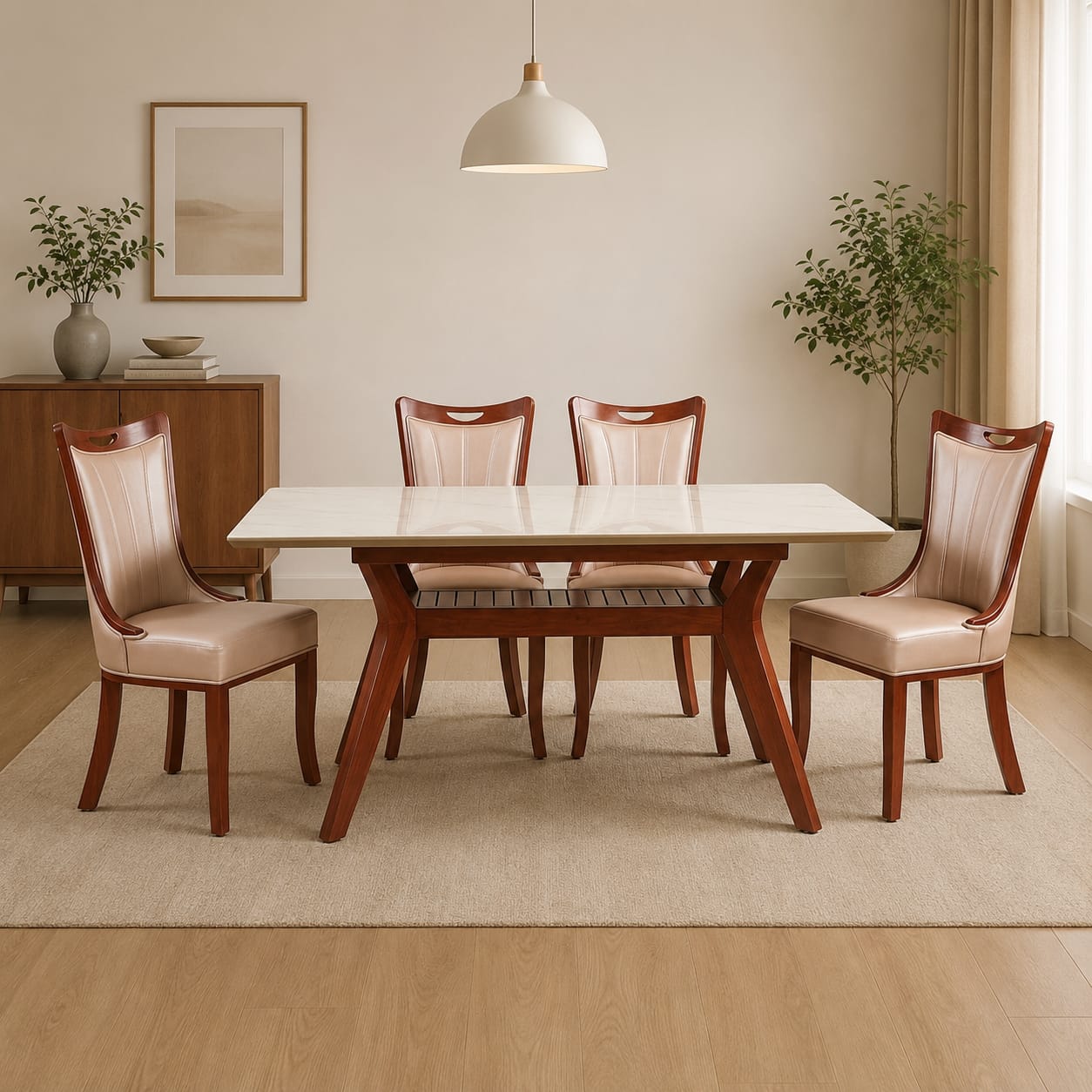 DINING TABLE WITH CHAIR