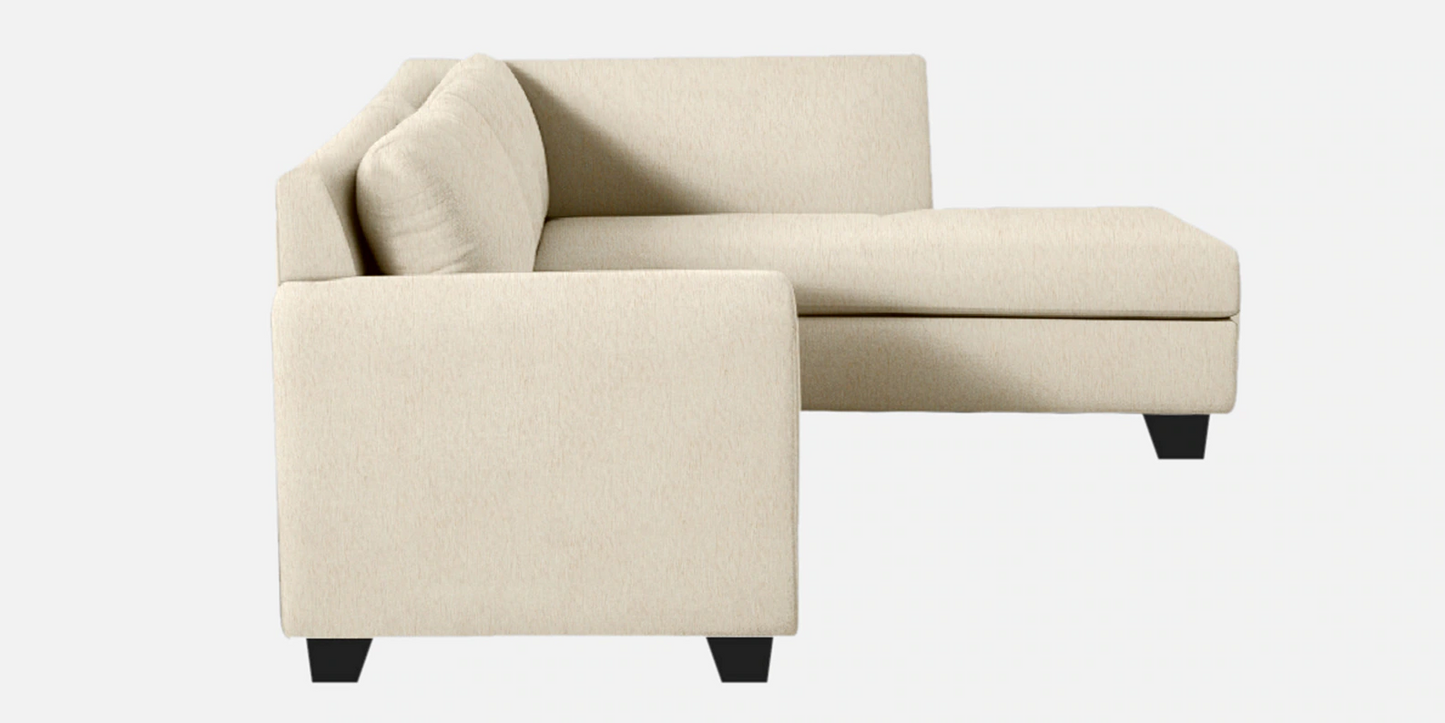 Macfern Fabric RHS Sectional Sofa (3+ Lounger) In Creamy Cashmere Colour