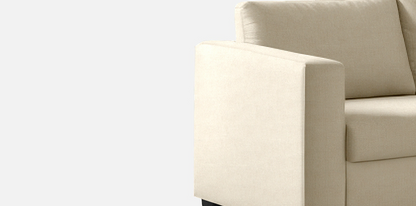Macfern Fabric RHS Sectional Sofa (3+ Lounger) In Creamy Cashmere Colour