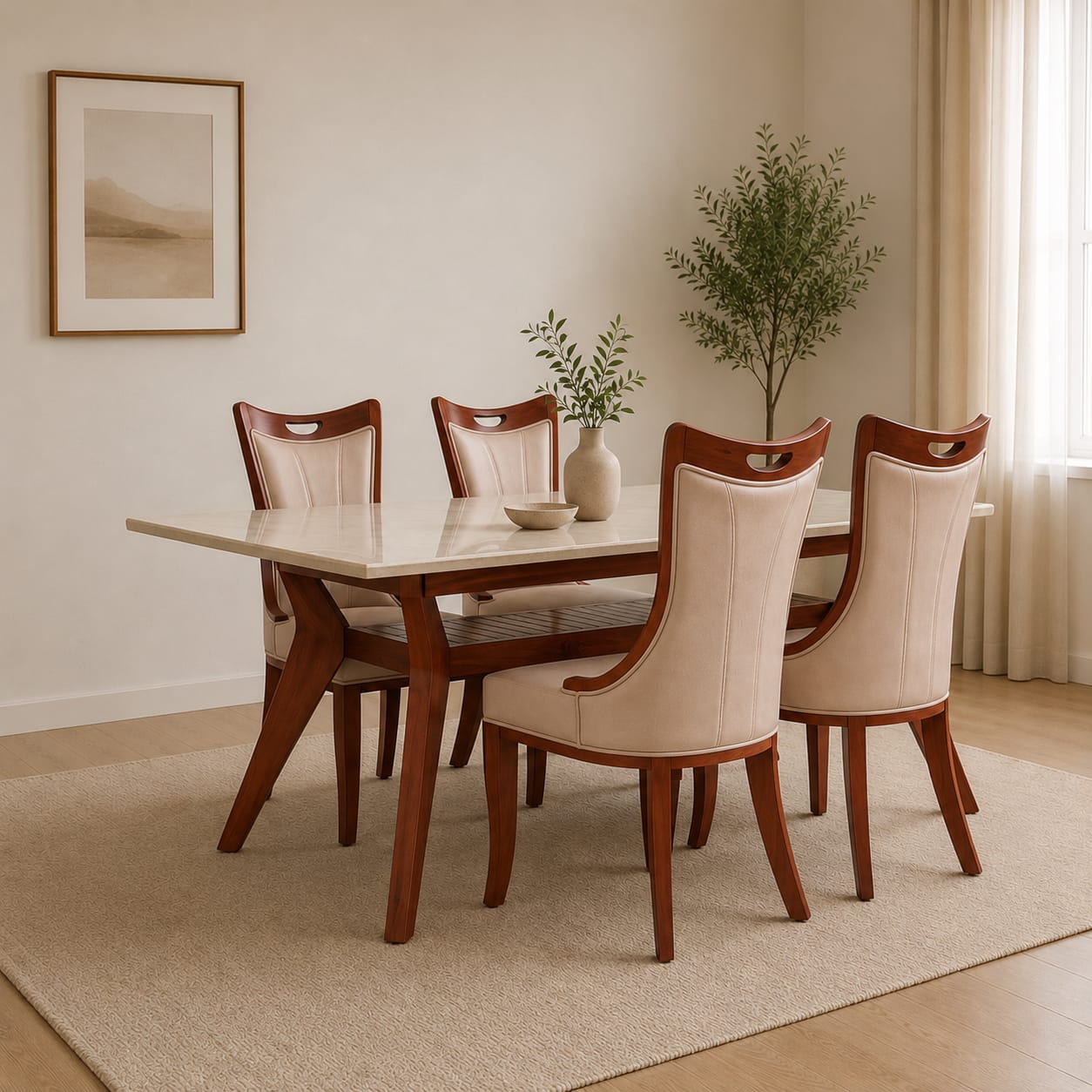 DINING TABLE WITH CHAIR
