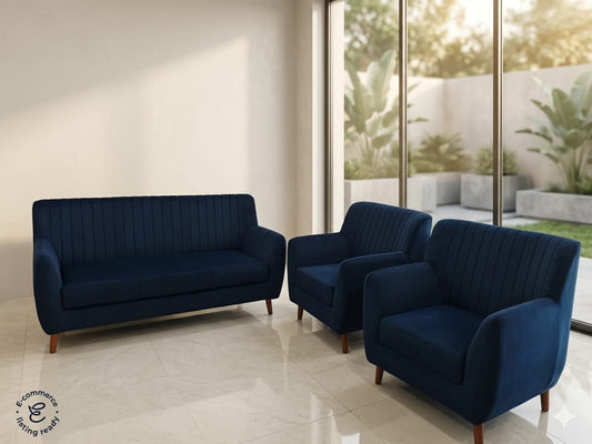 ELZA VELVET SOFA (3+1+1 )
