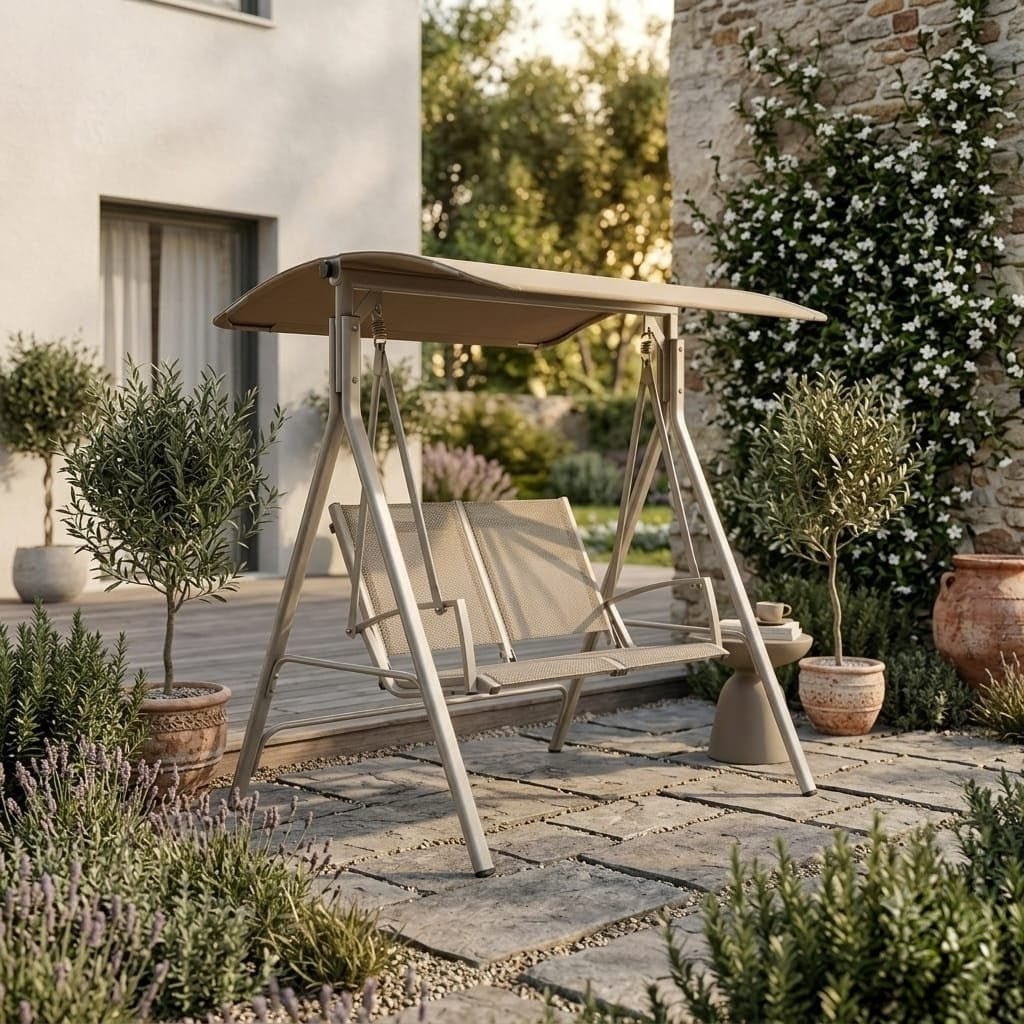 Garden swing chair {2 seater}