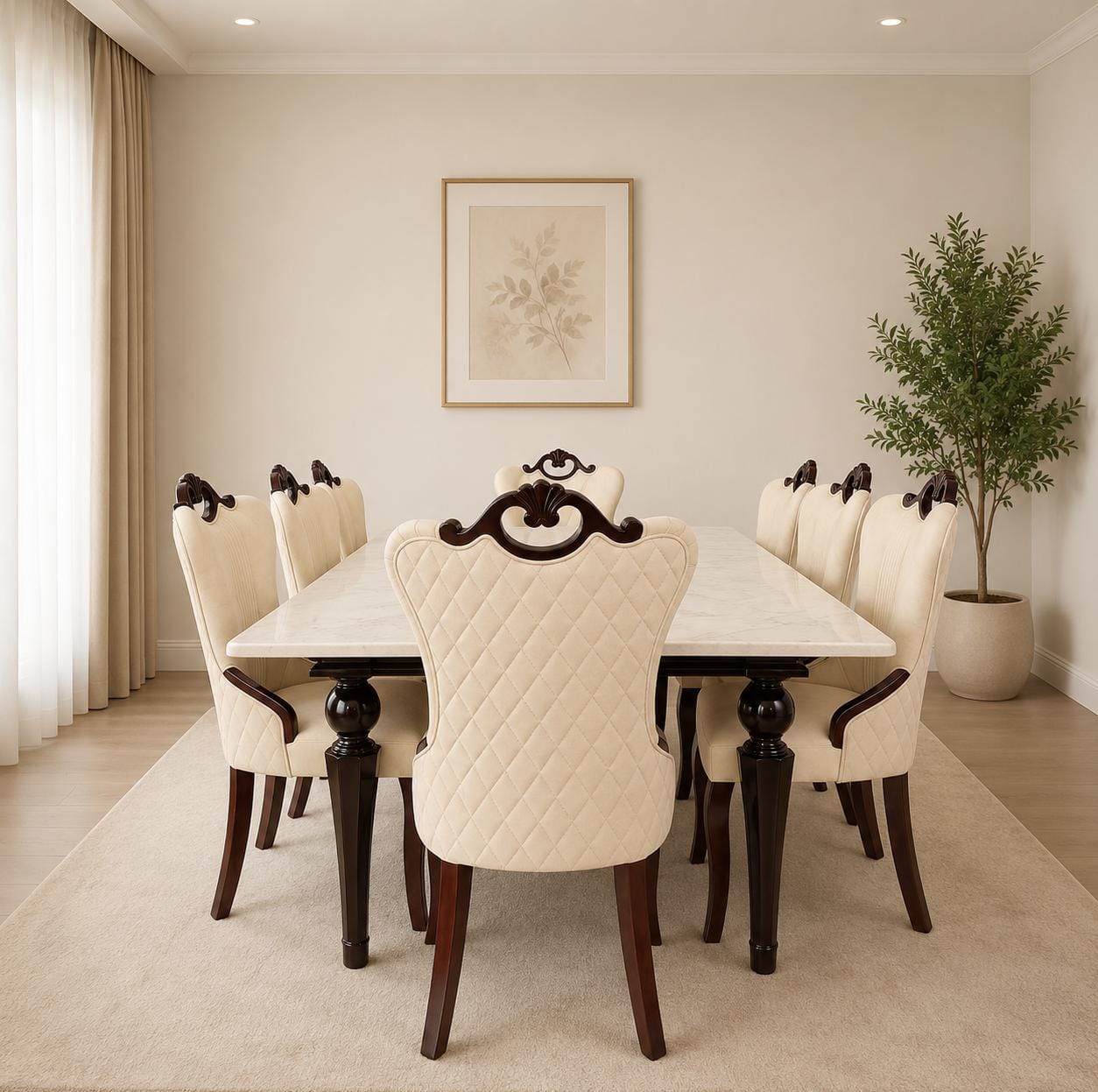 FORLAN TABLE WITH LIBARA CHAIR